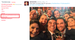 #MásNacoQueElSelfieDeAdriánUribe